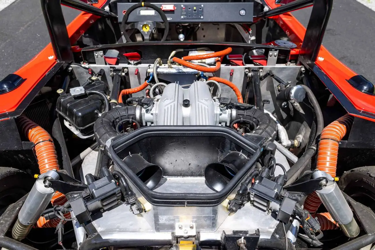 Ferrari Tipo F119H V8 engine of the Nogaro MR400