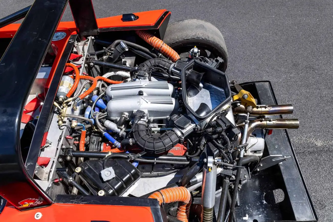 Ferrari V8 detail, transaxle